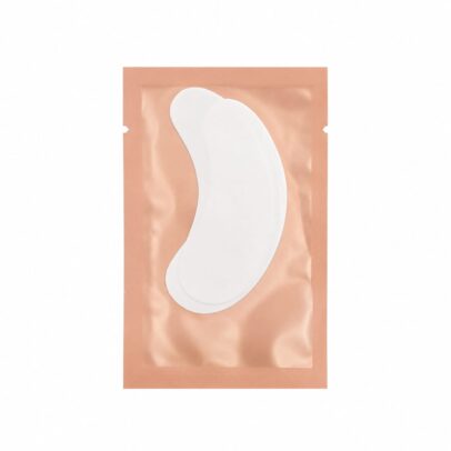 Bustina contenente patch occhi in hydrogel bianchi per extension e laminazione ciglia Hanami Secrets.