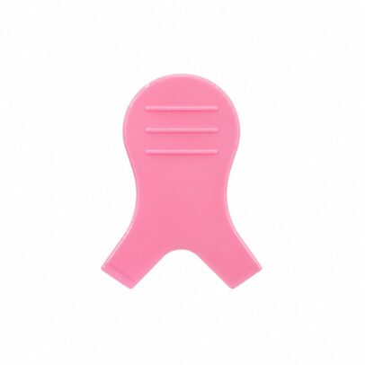 Pettinino a Y rosa per stendere e separare le ciglia sul bigodino di silicone per laminazione Hanami Secrets